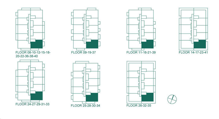 628 Church St, Toronto - The Charles at Church Condos 2E Key Plan