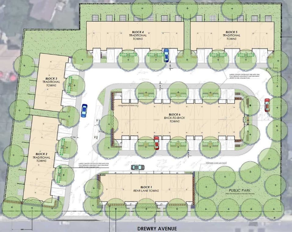 172 Drewry Avenue Townhomes - True Condos