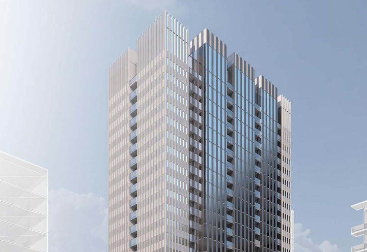 400 King West Condos, Tower View  Rendering