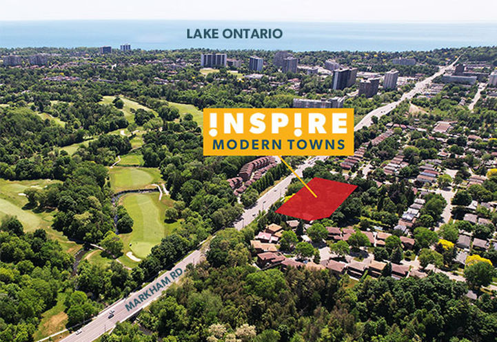 Inspire Modern Towns Aerial View of Project Location