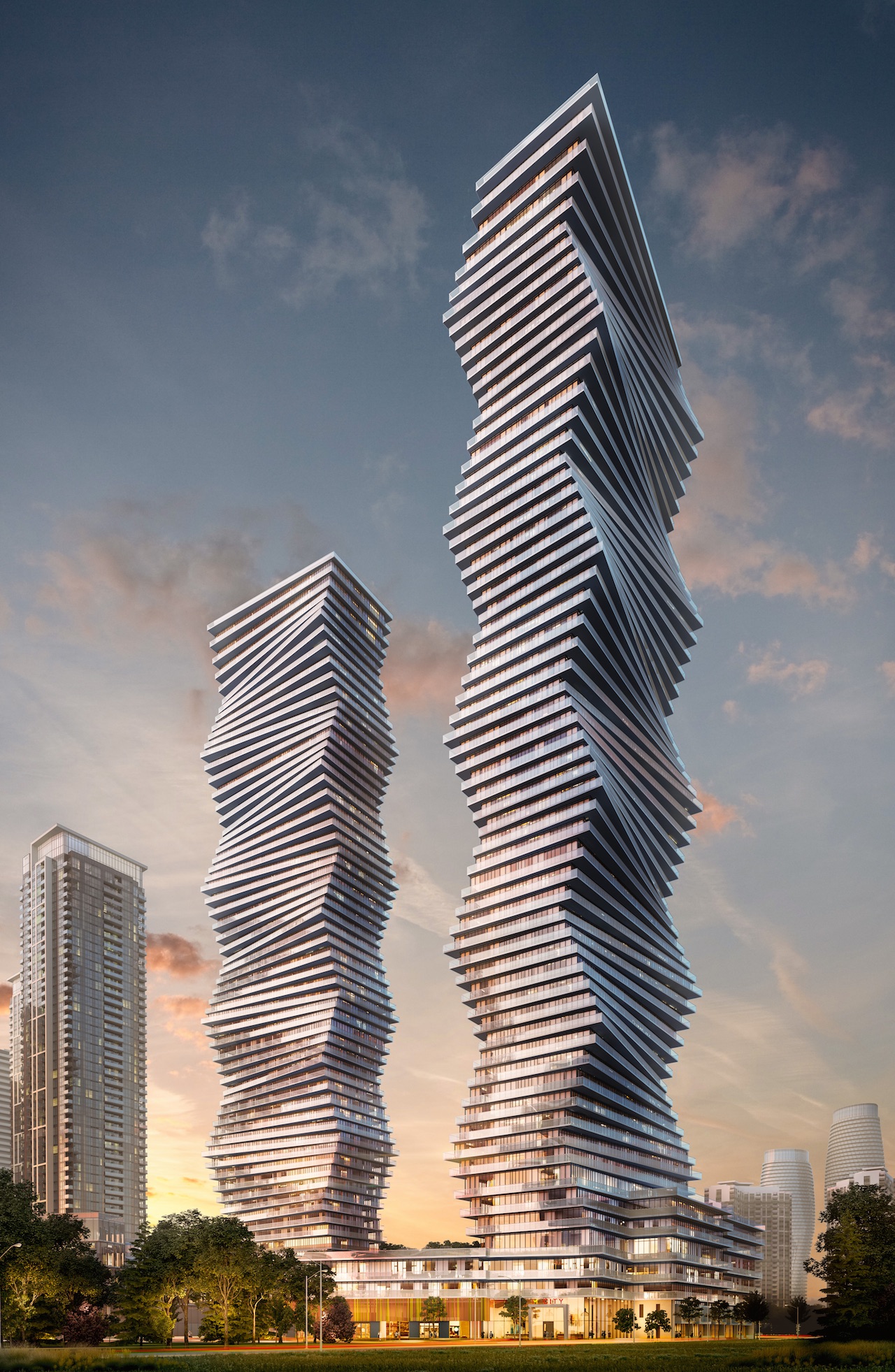 M City Phase 1 & 2, Mississauga, by Core Architects for Urban Capital and Rogers