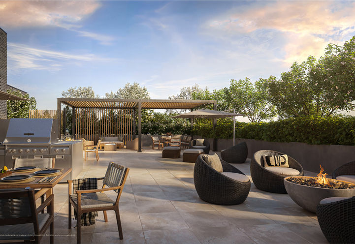 The Laurels Condos Rooftop Terrace