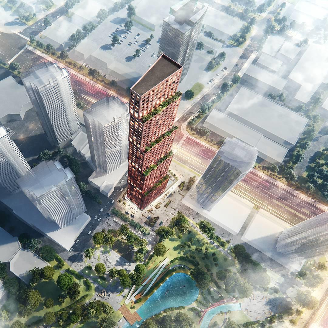 Exterior photo of CG Tower Condos