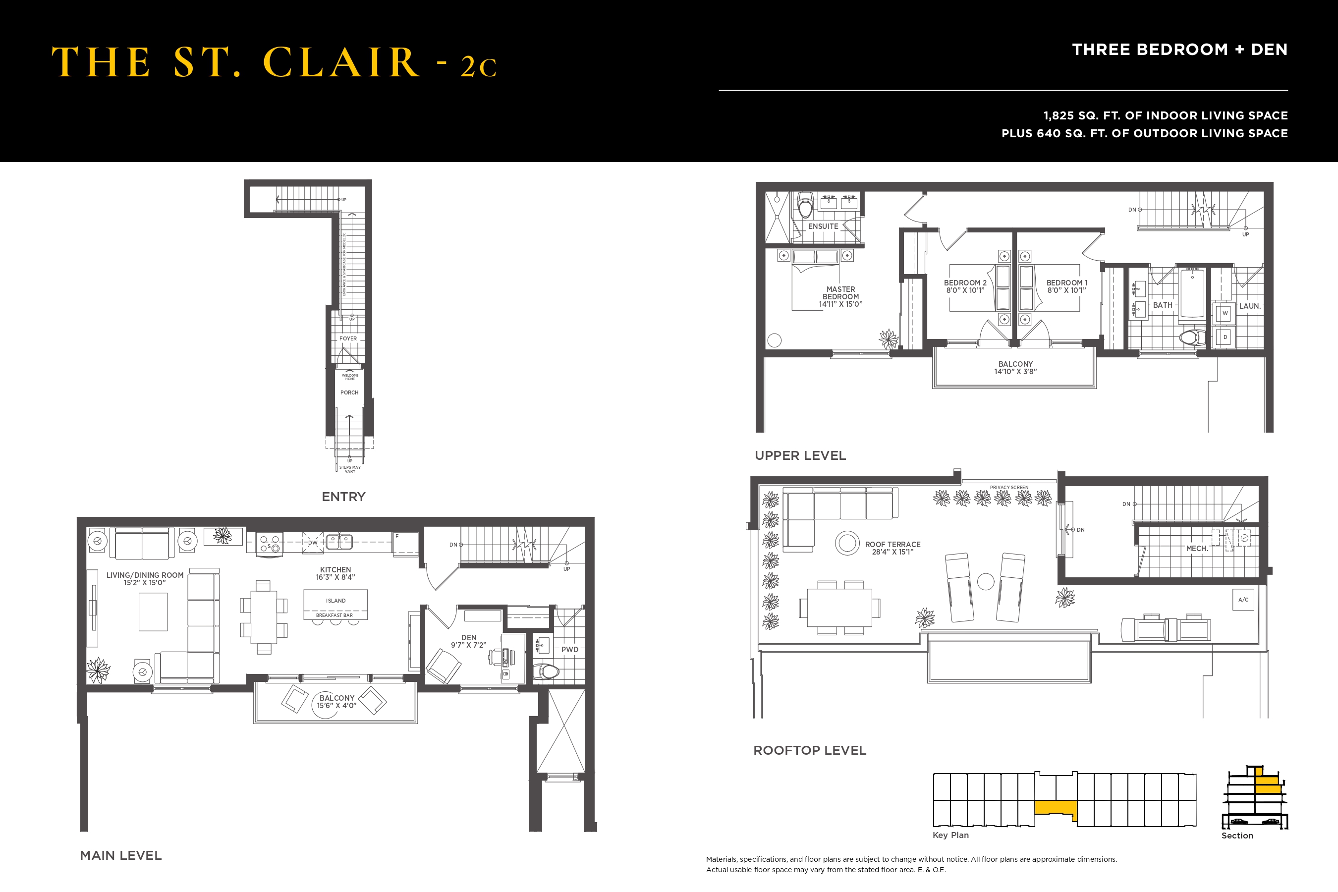 Floor plan of St.Clair