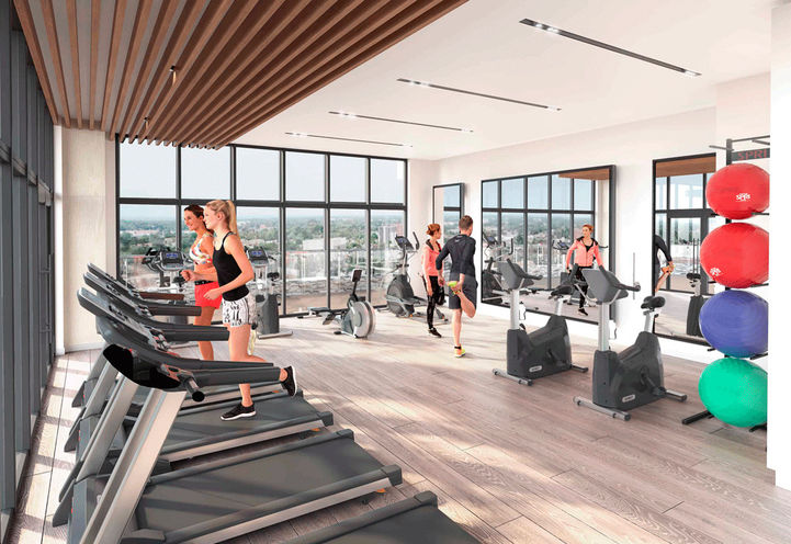 88 James Condos Fitness Amenity