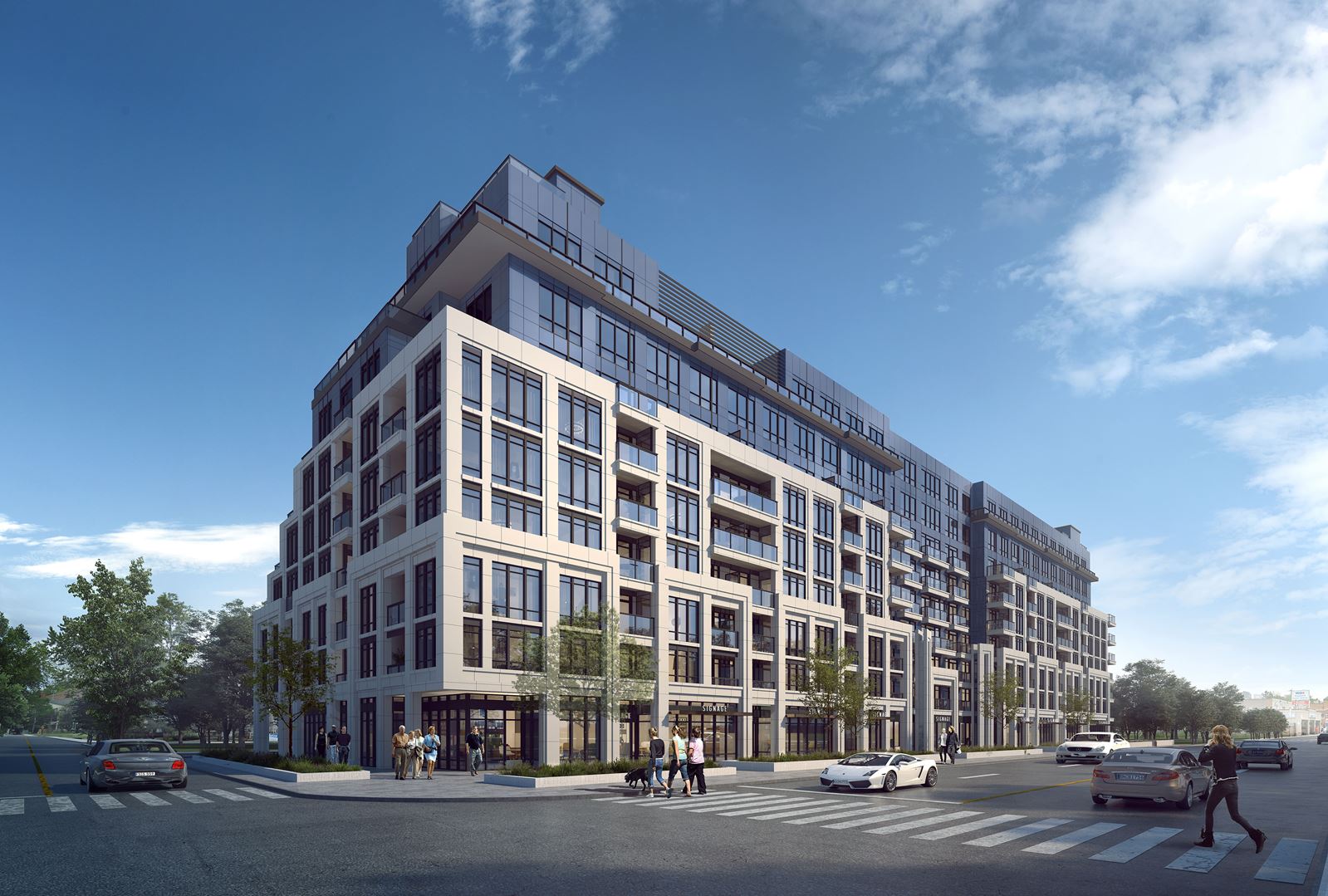 Exterior photo of Addington Park Condominiums