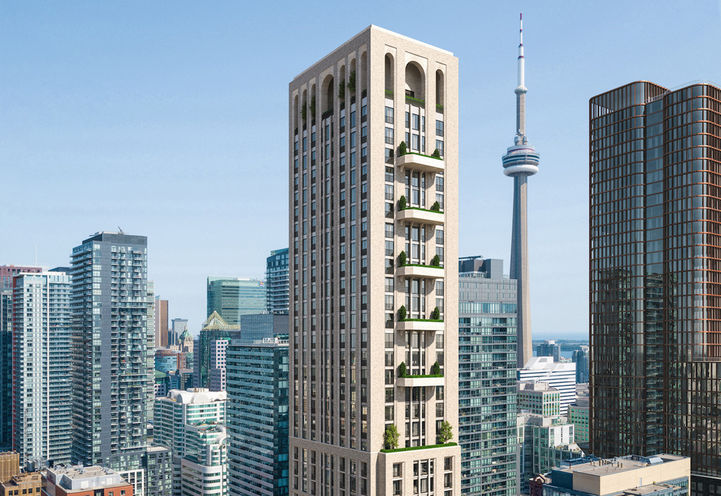 Planned Location of 101 Spadina Condos