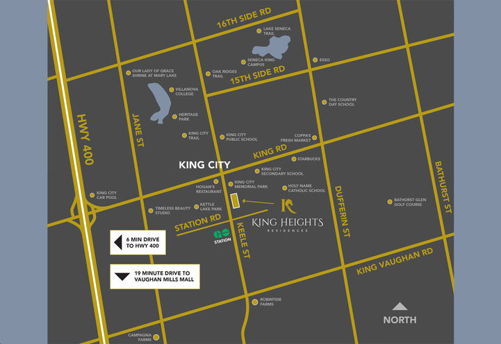 King Heights Residences Suite Interiors - Living Space