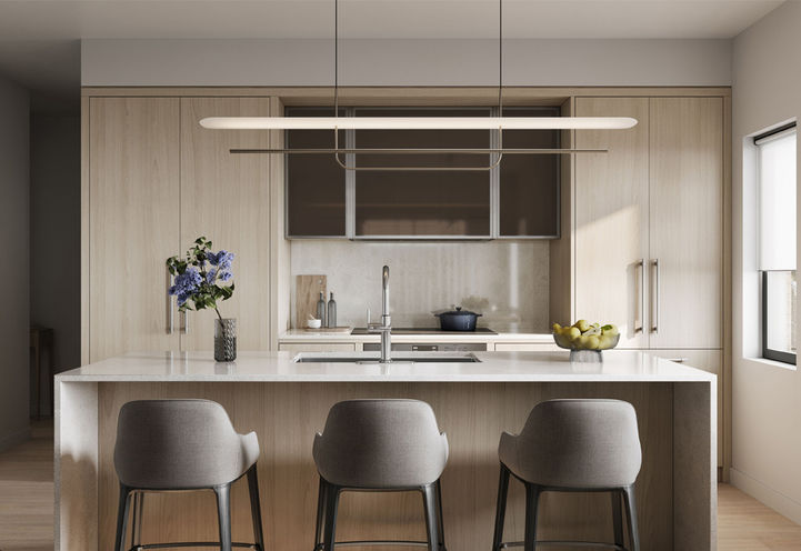 Distrikt Islington Village Towns Stacked Unit Kitchen