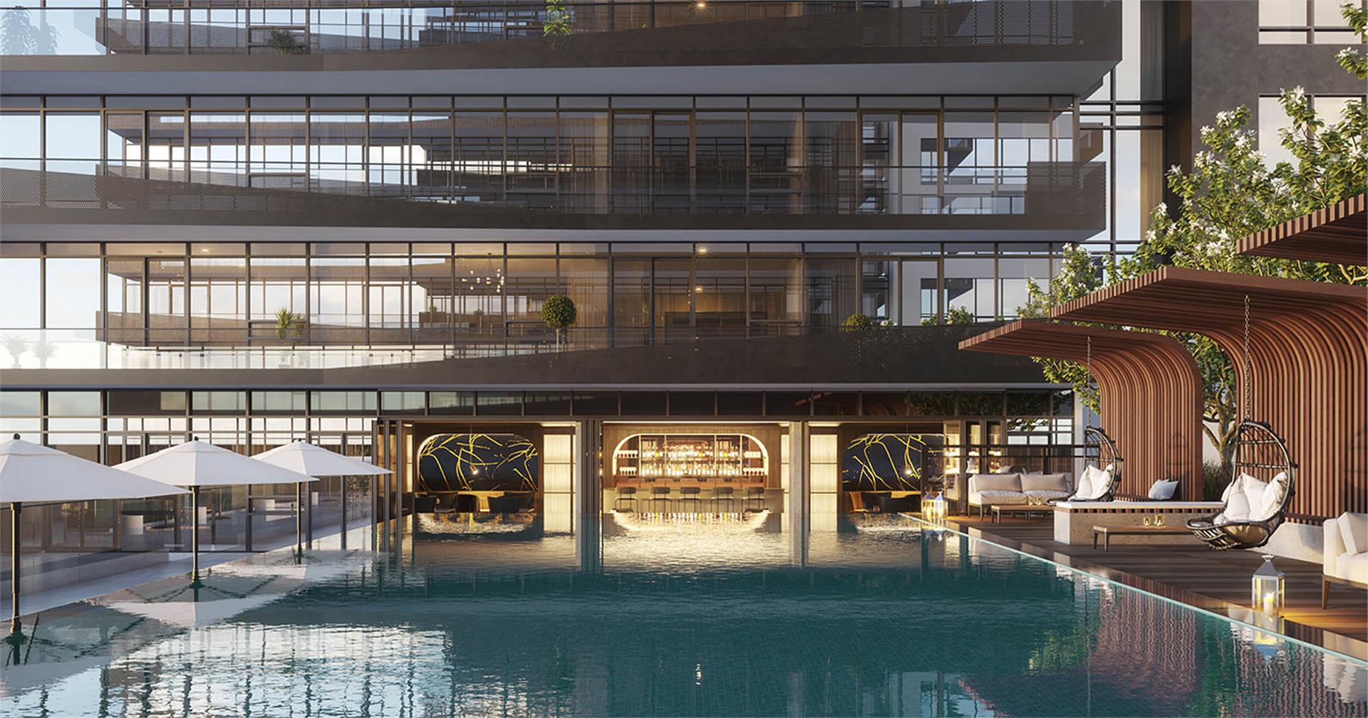 Exterior photo of Line 5 South Condos