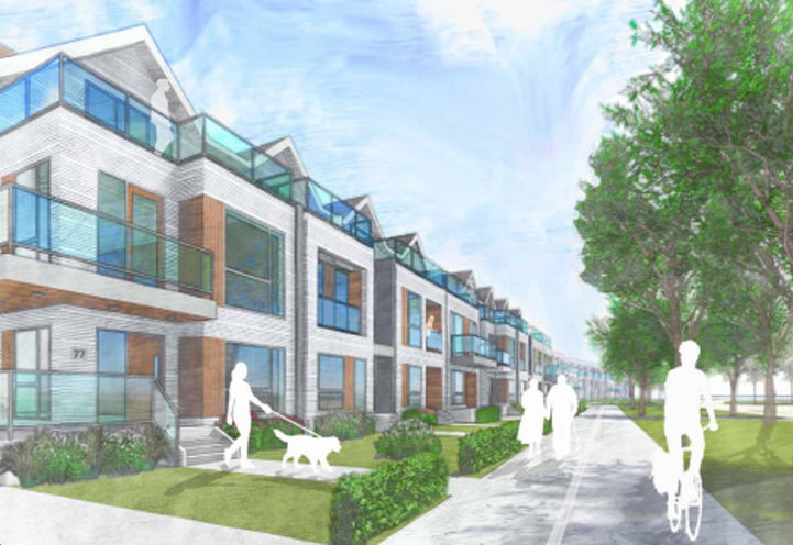 Sunshine Harbour Towns Exterior View of 3 Storey Towns