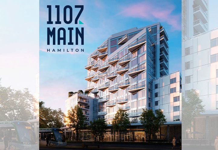 1107 Main Condos Early Exterior Design of Building