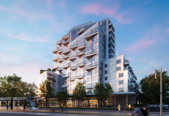1107 Main Condos View of Terrace & Exterior