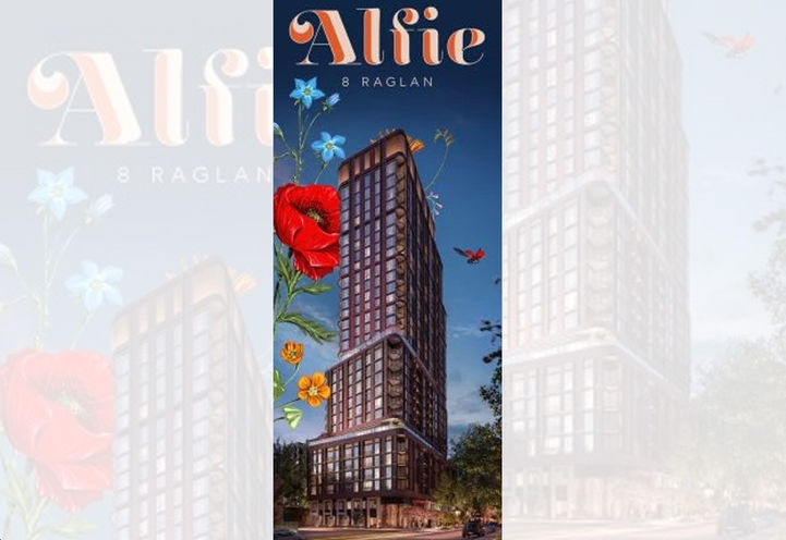 Aerial View of Alfie Condos