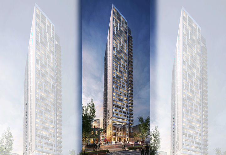 Q Condos Tower Exterior View by Momentum Developments