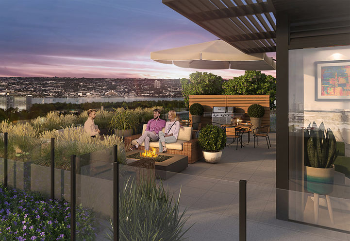No. 35 Plains Road Condos Rooftop Terrace