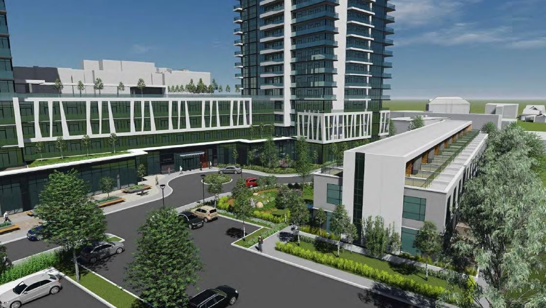 Exterior photo of Southport Square Condos