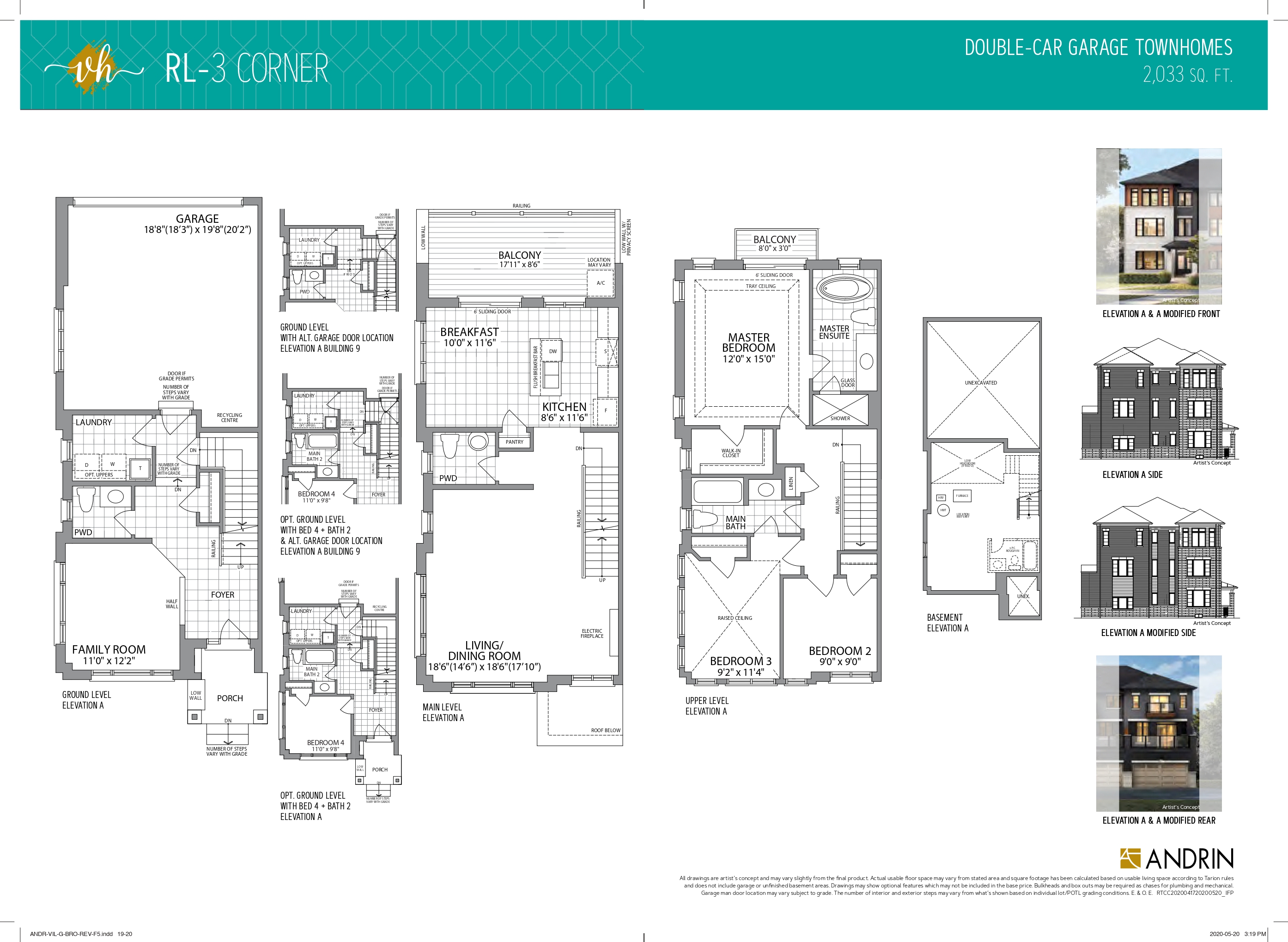 Floor plan of RL-3 Corner