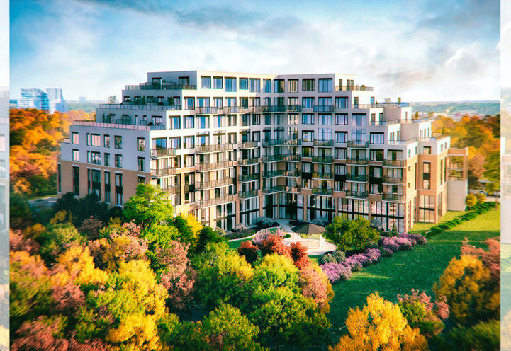 Emerson House Condos Artist Concept Drawing of Building Exterior