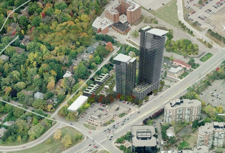 GO Towns Aerial View of Site Plan