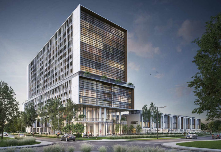 Exterior View of Birch Condos at Lakeview Village