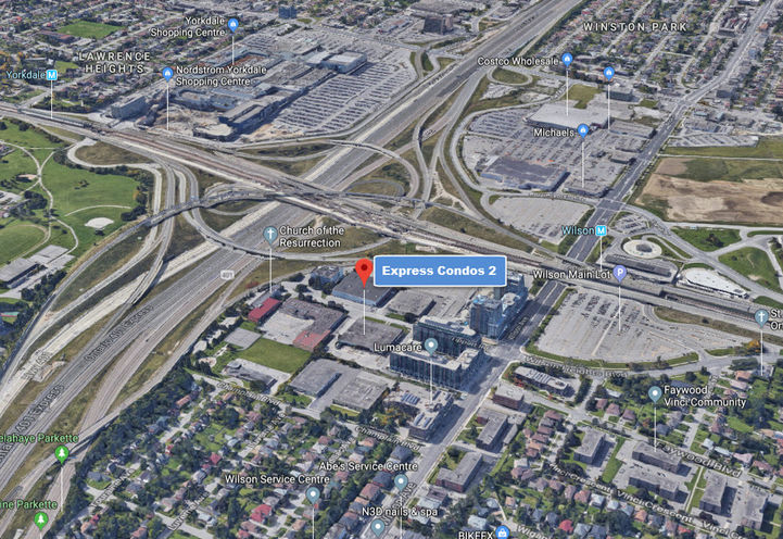Express Condos 2 Near Wilson TTC Station and Highway 401