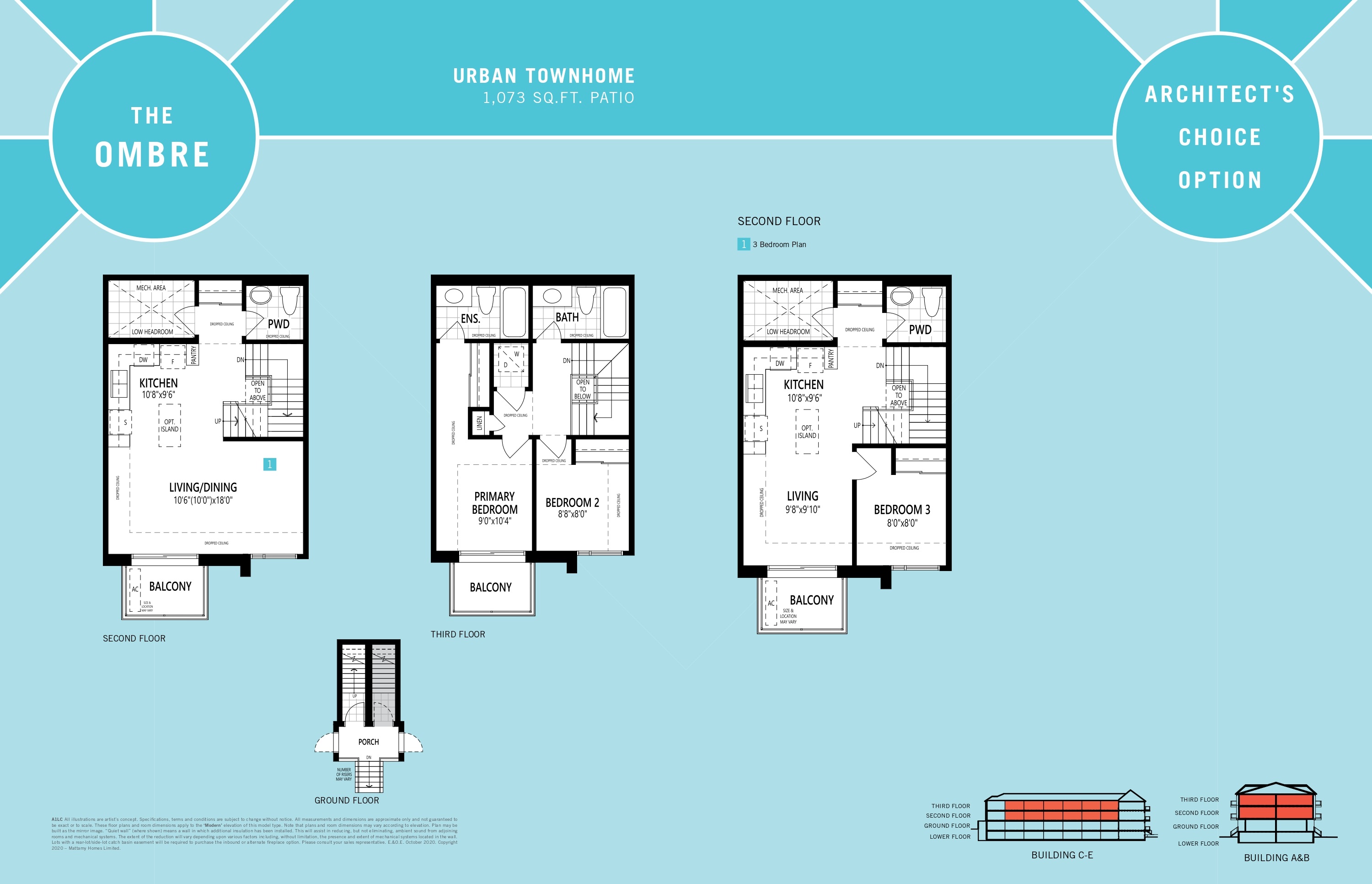 Floor plan of Ombre