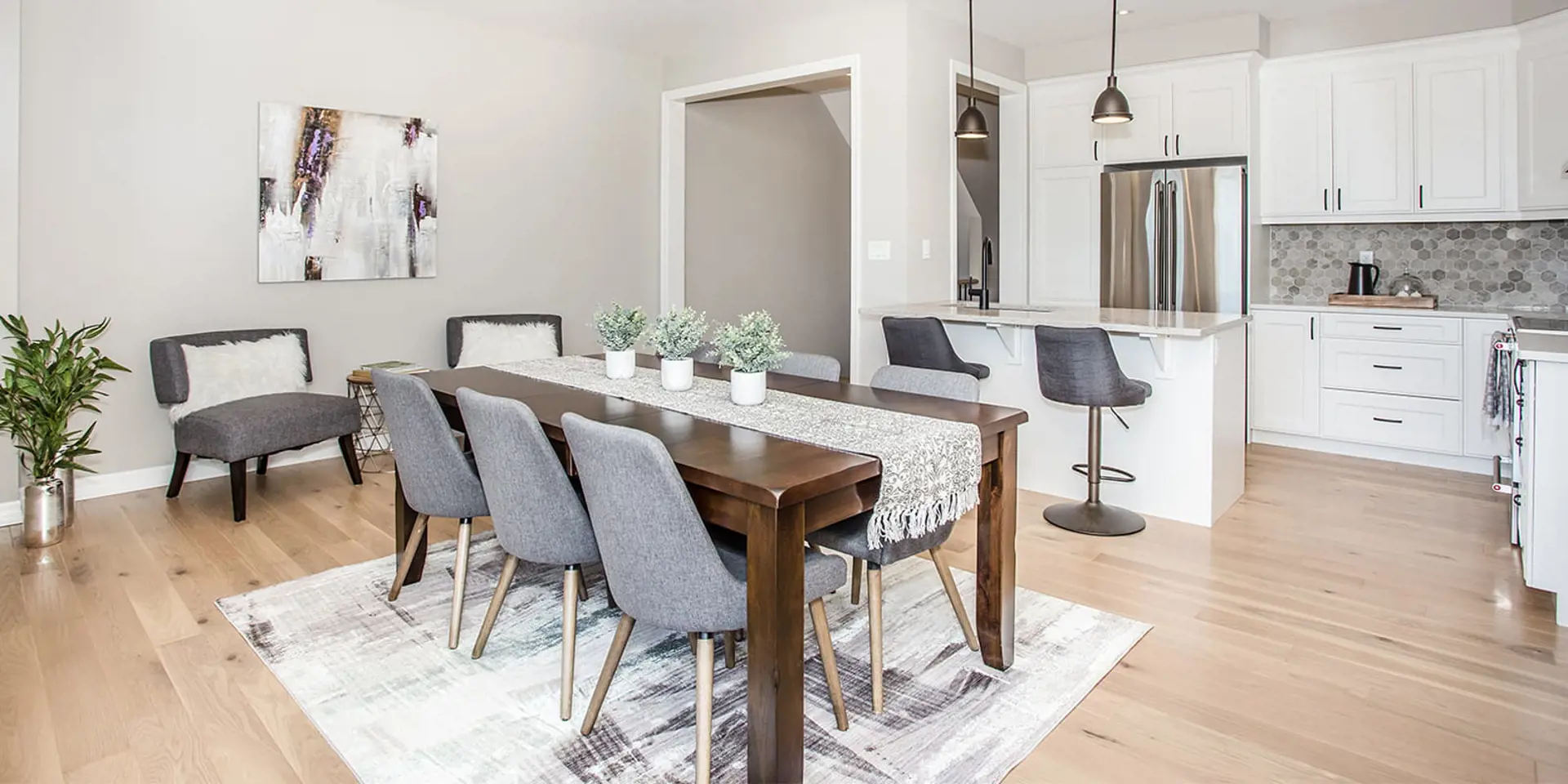 Interior photo of East Station Townhomes