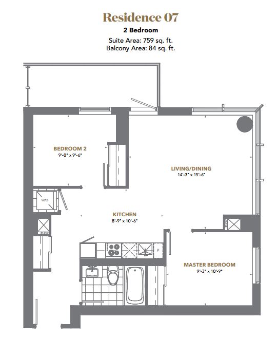 Floor plan of Residence 07
