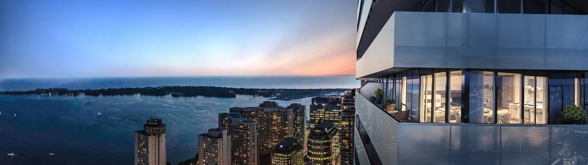 Exterior photo of The Prestige Condos at Pinnacle One Yonge