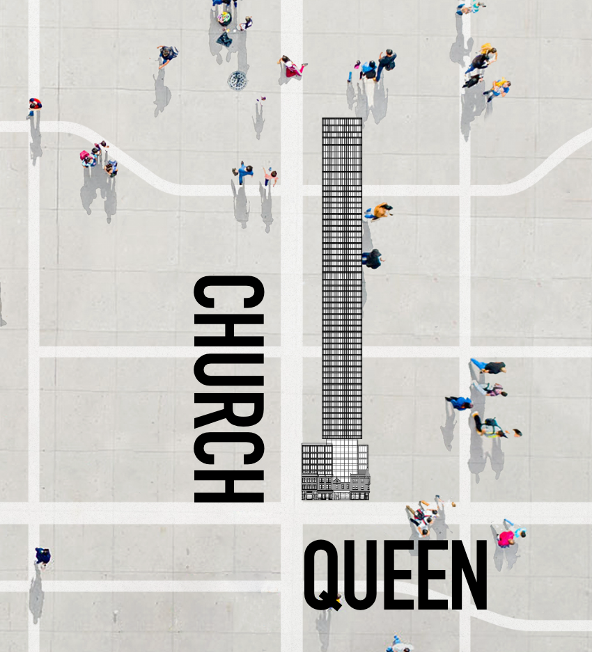 Exterior photo of Queen Church Condos
