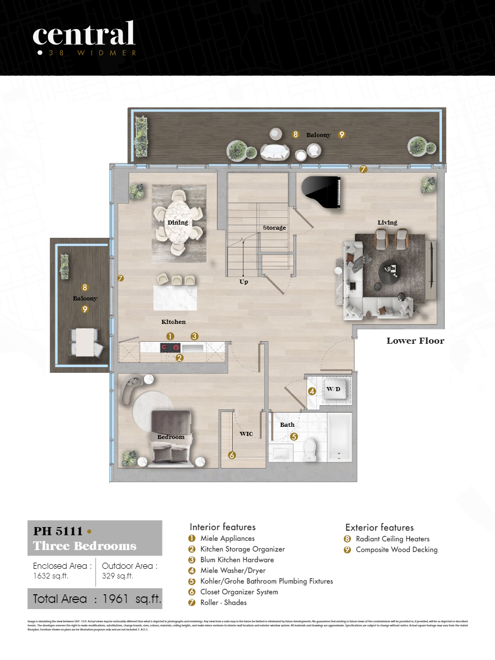 Floor plan of 5111