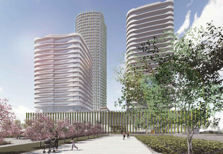 Current Building Design of IQ3 Condos