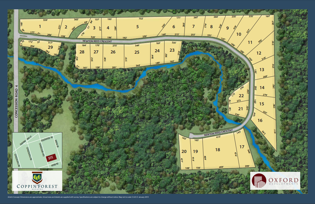 Construction photo of Coppin Forest Estates