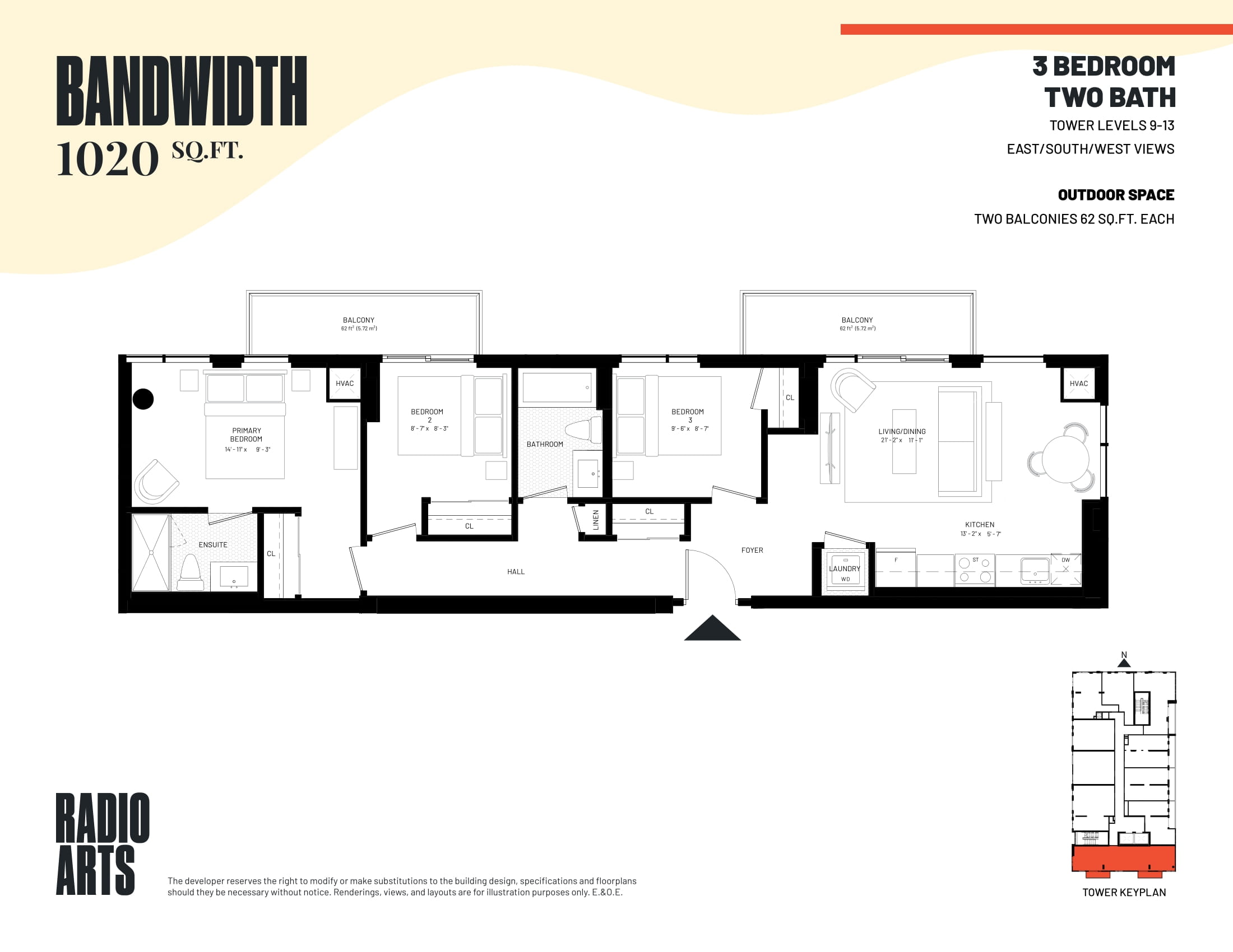 Floor plan of Bandwidth
