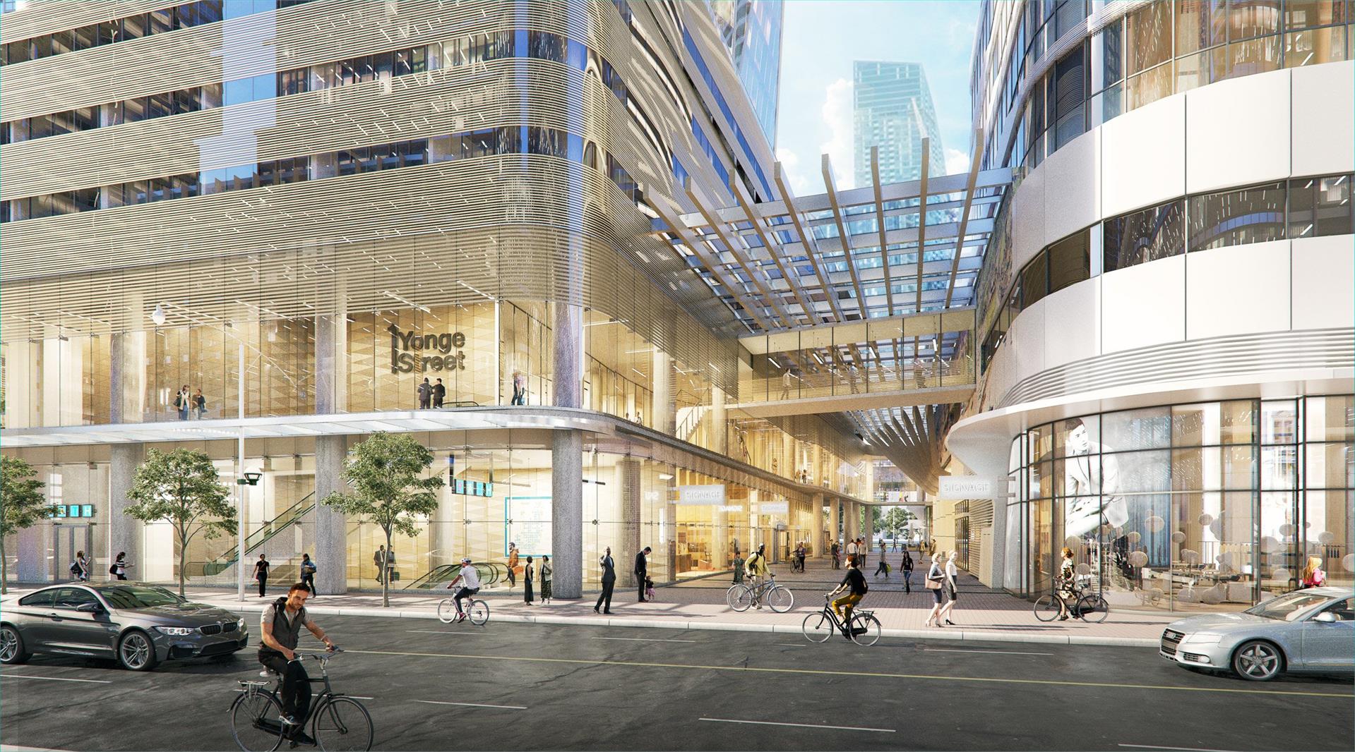Exterior photo of The Prestige Condos at Pinnacle One Yonge