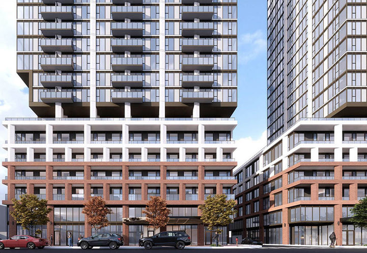 61 Brownlow Avenue Condos Exterior View of Towers