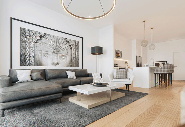 The Arthur Cityscape Condos Living Space Interior