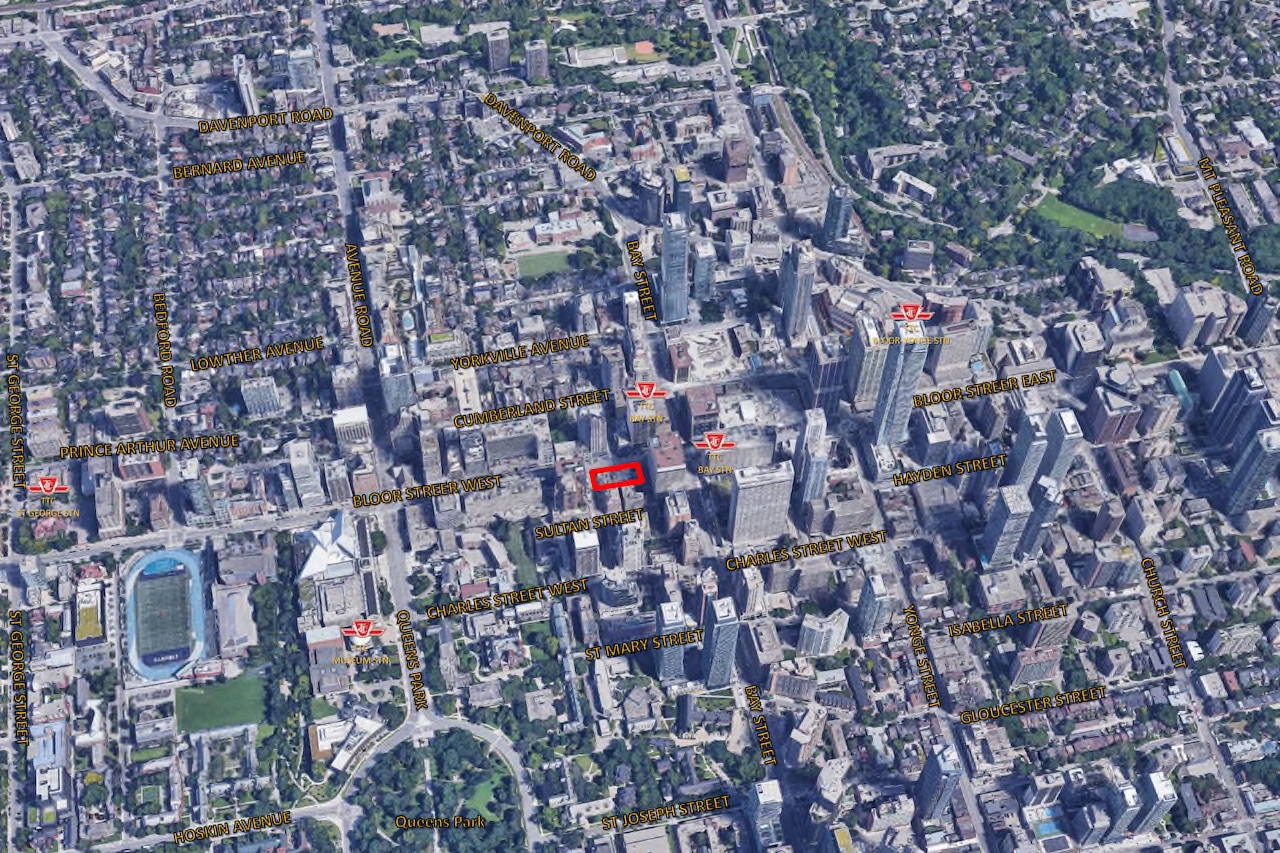 83- 95 Bloor West, Toronto，由 IBI Group 为 Parallax Investment Corporation 设计