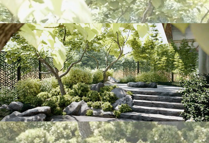 AKRA Condos Zen Garden View