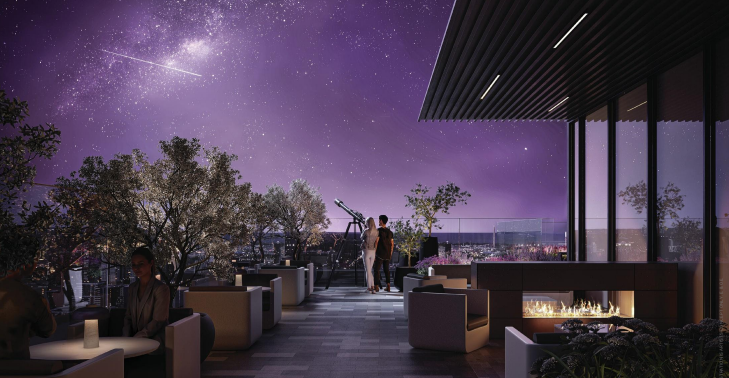 Exterior photo of Celeste Condominiums