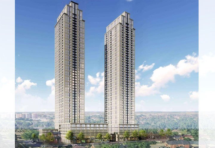 Bristol Place Condos Aerial Map View of Project Location