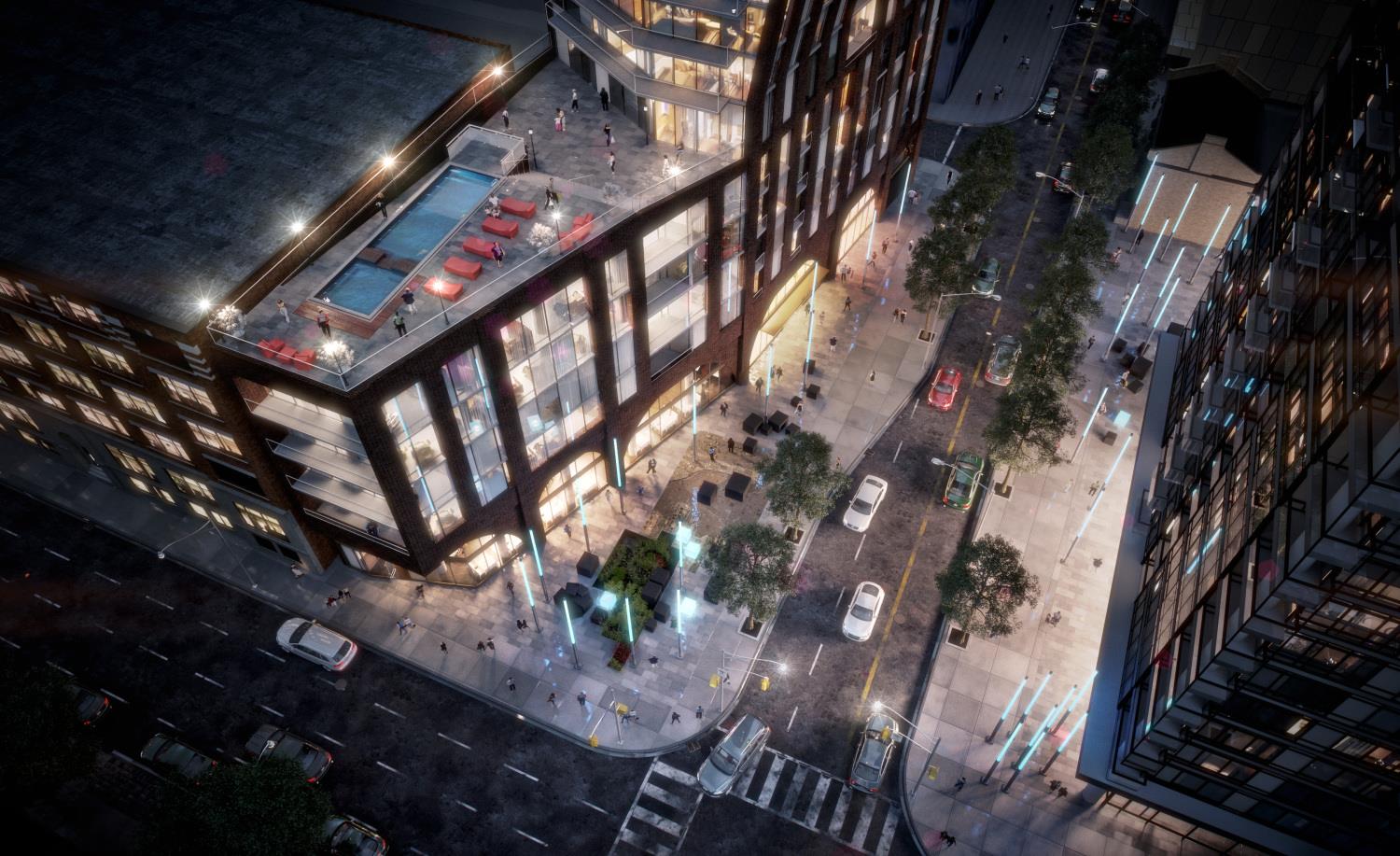 Exterior photo of The PJ Condos