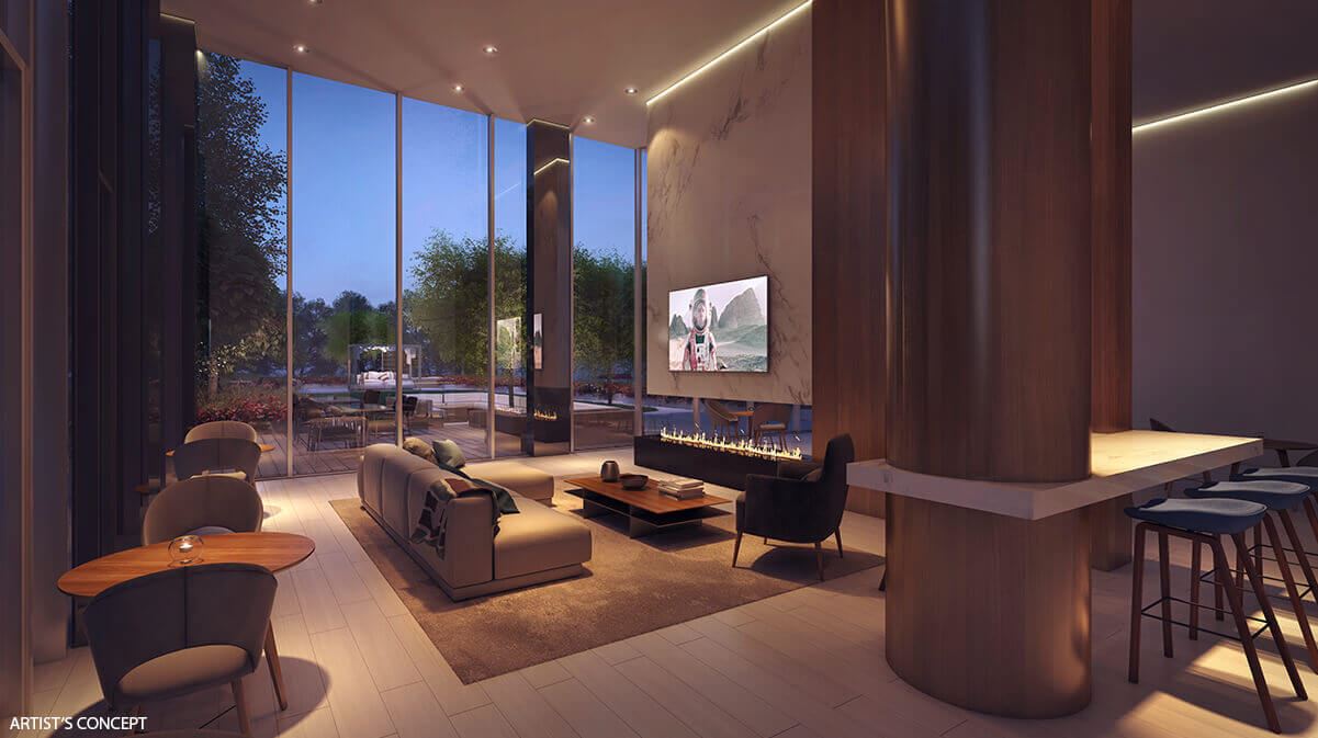 Interior photo of U.C. Tower Condominiums