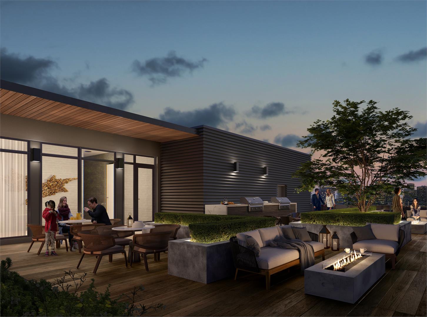 Exterior photo of The Poet Condos