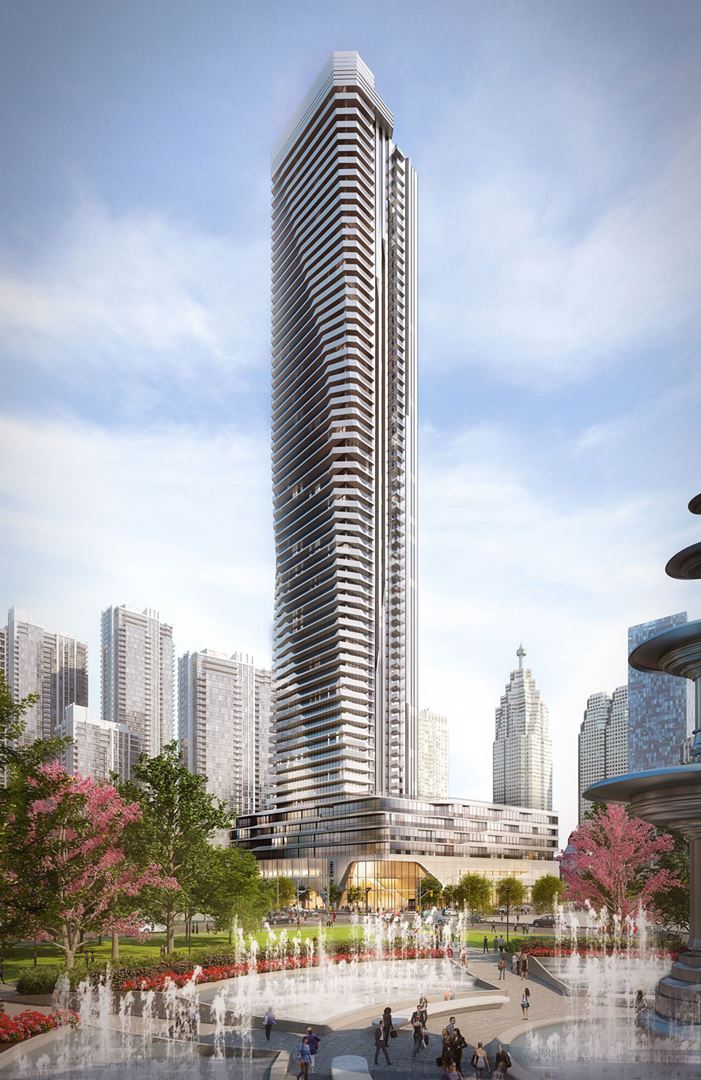 Exterior photo of The Prestige Condos at Pinnacle One Yonge