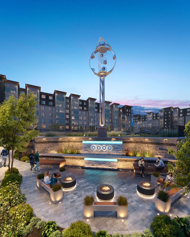 Exterior photo of Elements Condominiums