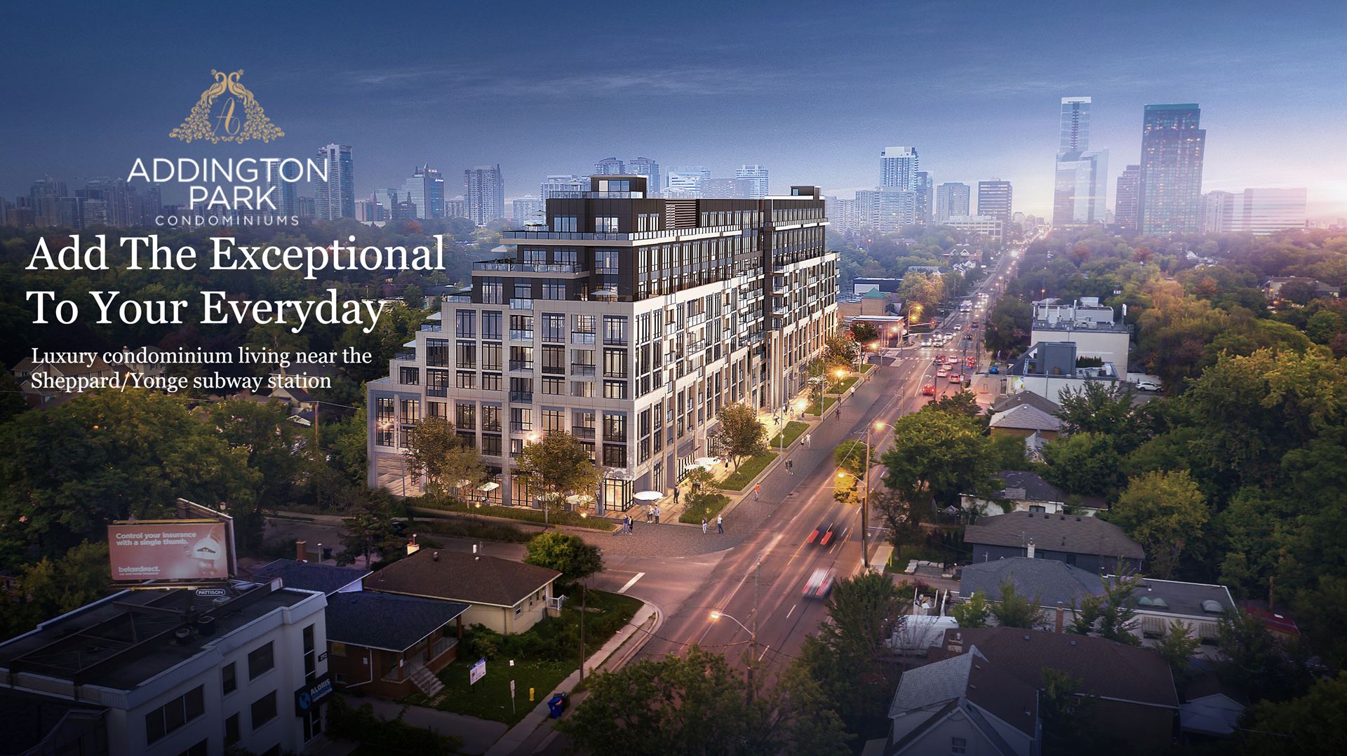 Exterior photo of Addington Park Condominiums