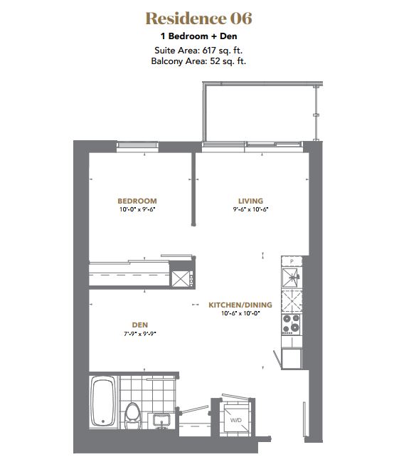 Floor plan of Residence 06