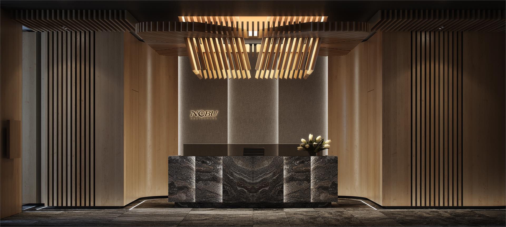 Interior photo of Nobu Residences Toronto